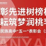 表彰先进树榜样   耕耘筑梦润桃李——百色市田阳民族高中“五一”表彰会（2023年度）